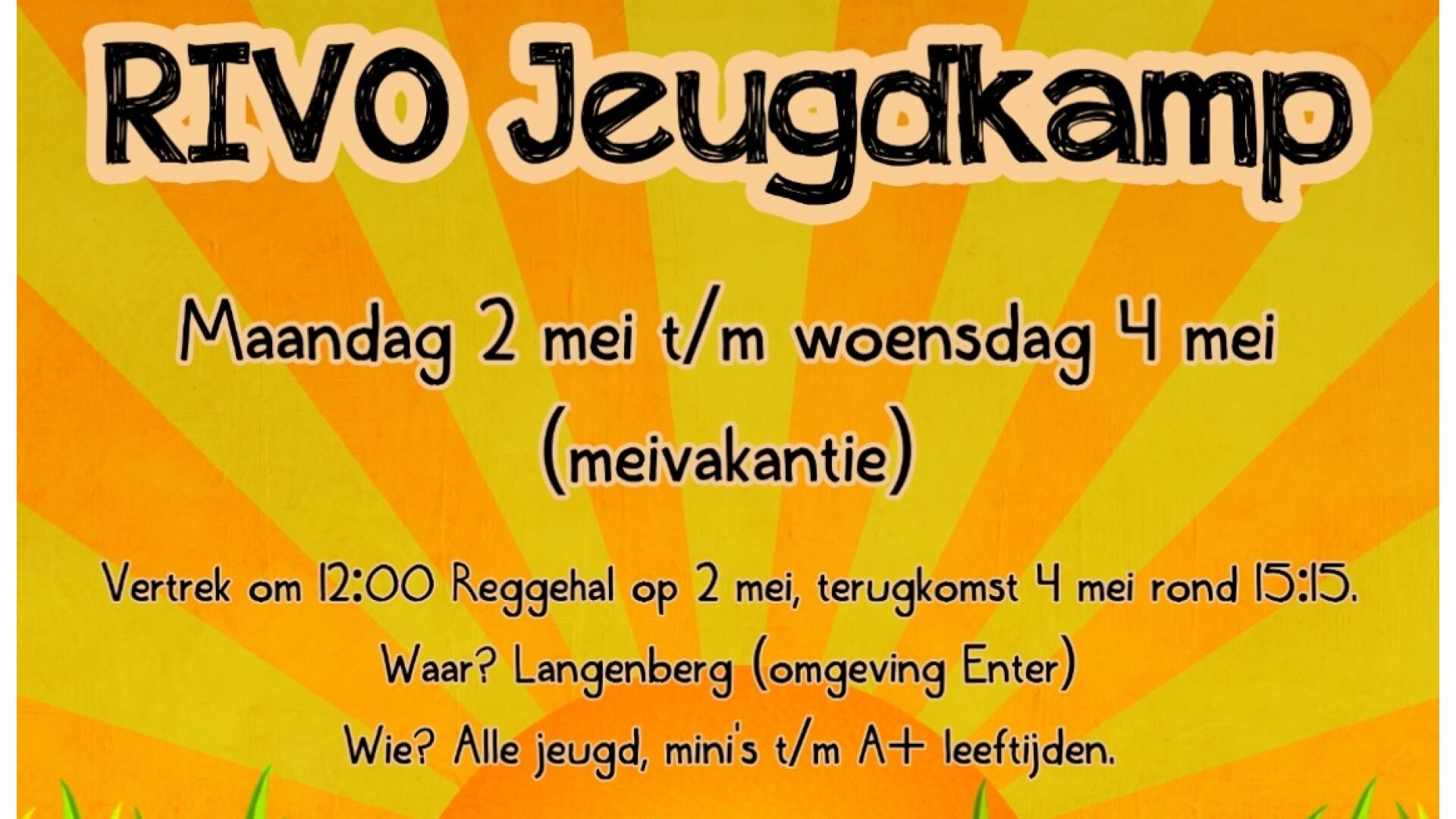 Rivo kamp voor de jeugd!