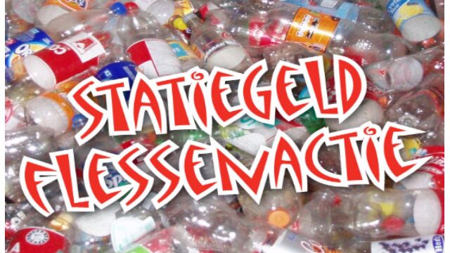 Inzamelen statiegeld flessen/kratten voor Rivo
