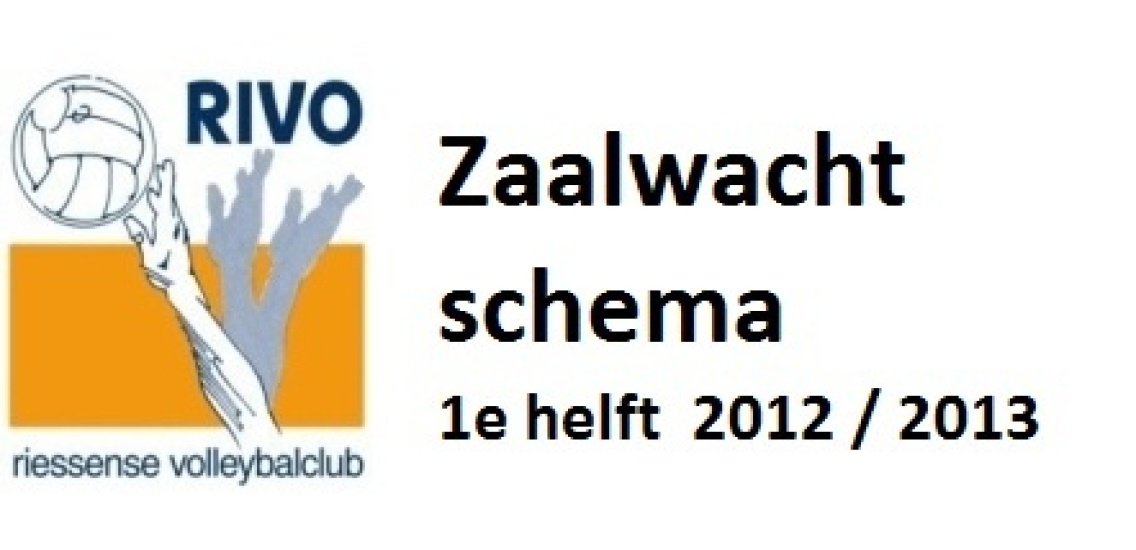 Foto bij Het zaalwacht schema staat online