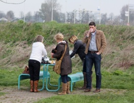 Foto bij Voorbereiding + Wedstrijd H1 in Voorburg, 14-04-2012