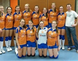 Foto bij Open club 1e ronde Meisjes B